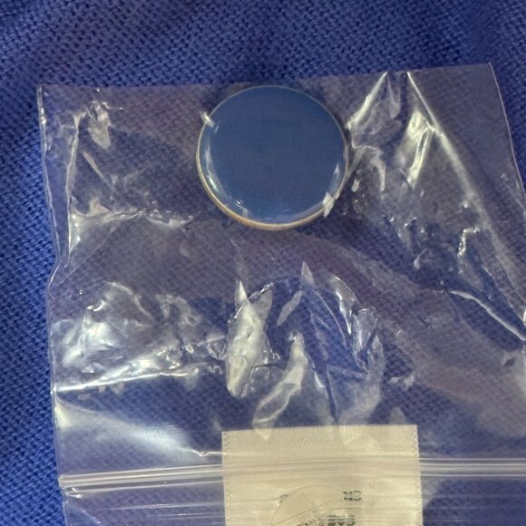 NWT Talbots Sz 3X Women's Sweater Tunic 3/4 Sleeve Blue Berry Cotton/Cashmere - Picture 11 of 12